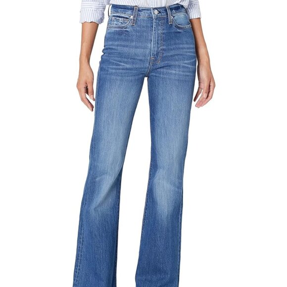 7 For All Mankind The Ultra High Rise Dojo Jeans Size 28 | Y2K Revival Wide Leg - Picture 1 of 10